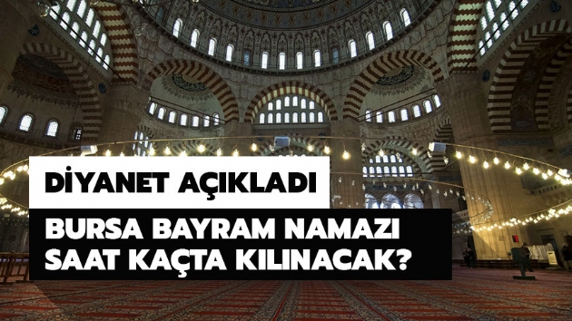 Bursa bayram namaz 2019 saati