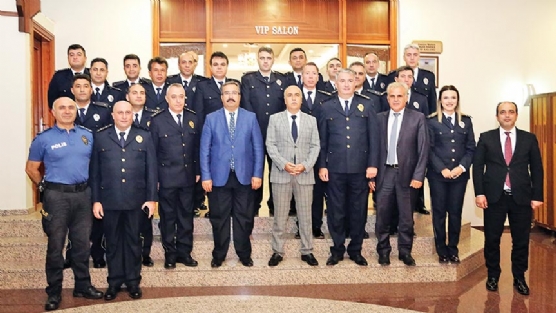 Denizli Emniyetinde rtbe terfi treni