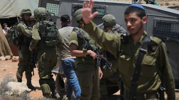 srail ordusu Bat eria'da 8 Filistinliyi gzaltna ald