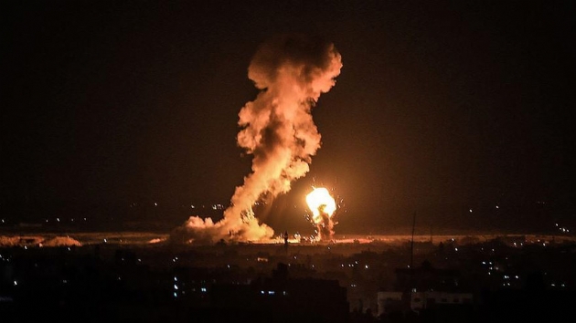 srail ordusu Gazze'ye hava saldrs dzenlendi