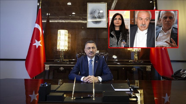 Fuat Oktay'dan HDP'li 3 bakann grevden alnmasyla ilgili aklama 