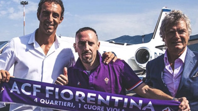 Franck Ribery resmen Fiorentina'da