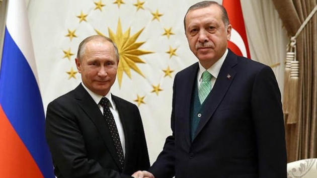 Bakan Erdoan, Rusya Devlet Bakan Putin ile grecek