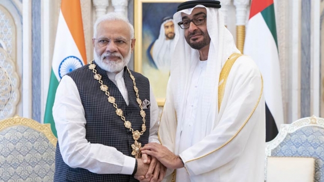 Birleik Arap Emirlikleri, Modi'ye st dzey devlet nian verdi