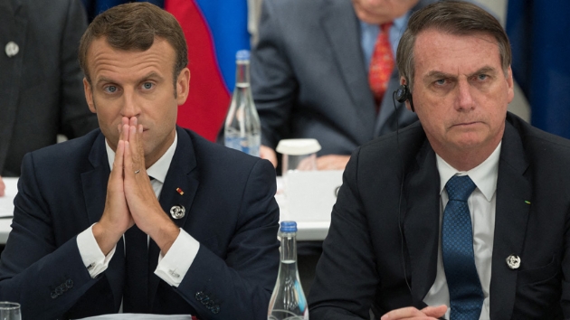 Bolsonaro, Amazonlar'daki yangnlar iin yaplan yardm reddetti