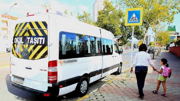 stanbul'da okul servisi creti belli oldu