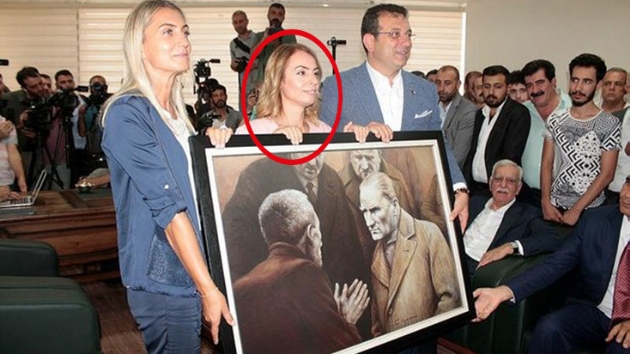 mamolunun Diyarbakrda Atatrk portresi hediye ettii HDPli bakan, PKK'l terristlere vgler yadrm