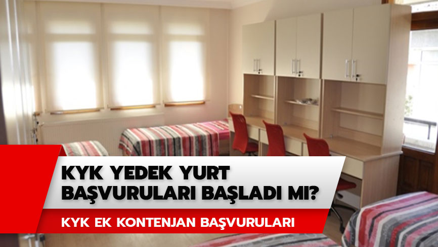 KYK ilk yedek ba�vurular� ba�lad�! KYK yedek yurt ba�vurusu nas�l yap�l�r?
