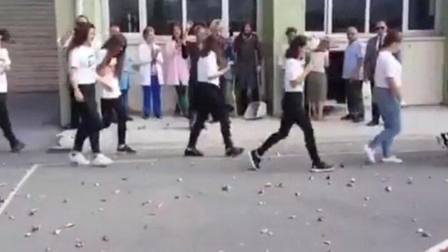 Kadky Anadolu Lisesindeki tepki eken grntlere inceleme balatld
