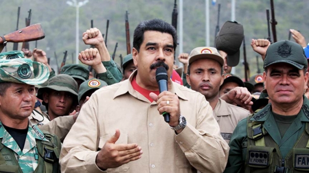  Maduro, Kolombiya snrnda askeri tatbikat balattn duyurdu