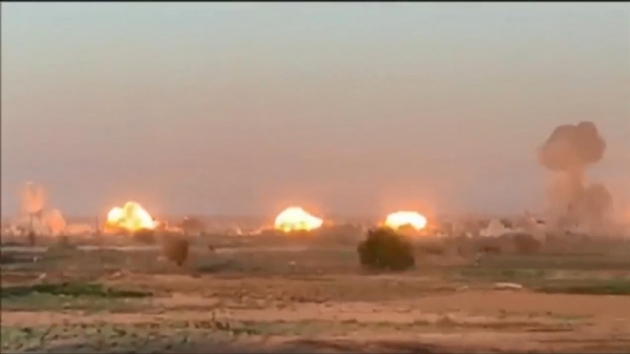 ABD Irak'taki terr rgt DEA hedeflerini 36 ton bombayla vurdu