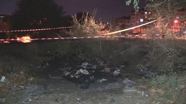 Gaziosmanpaa'da yanan adrda erkek cesedi bulundu