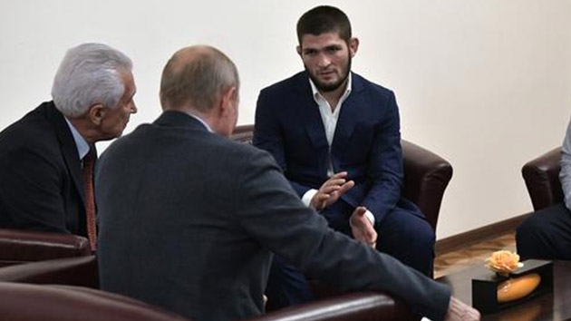 Khabib Nurmagomedov, Putin ile bir araya geldi