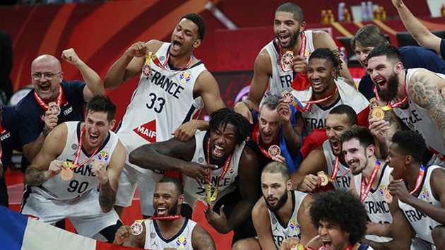 FIBA Dnya Kupas'nda Fransa nc oldu