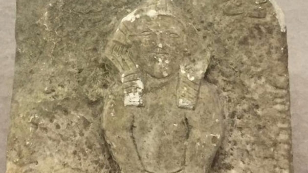 Ordu'da Firavun heykeli ele geirildi
