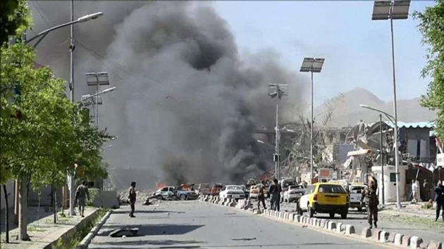 Afganistan Cumhurbakan Eref Gani'nin katld seim mitingine bombal saldr