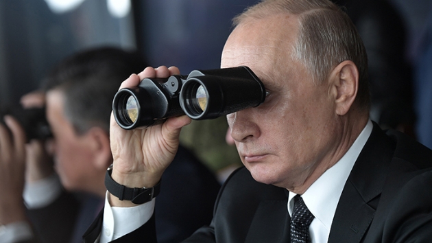 Putin Merkez-2019 tatbikatn izledi