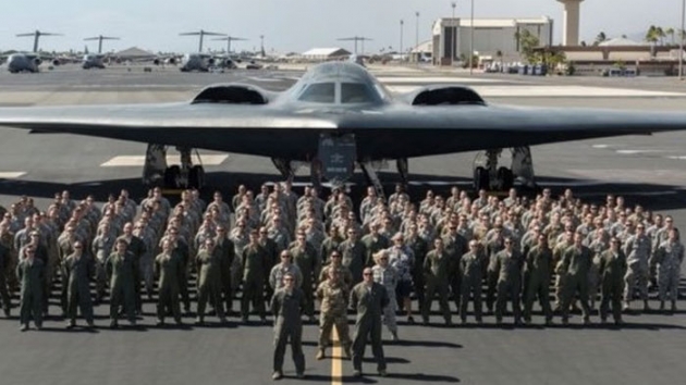 ABD ordusu, B-2'li paylam nedeniyle zr diledi