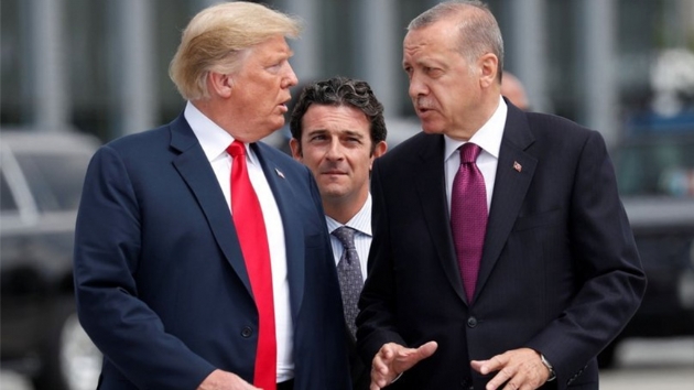 Bakan Erdoan, Trump ile telefonda grt