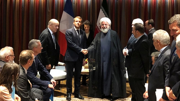 Ruhani ile Macron blgesel gelimeleri grt