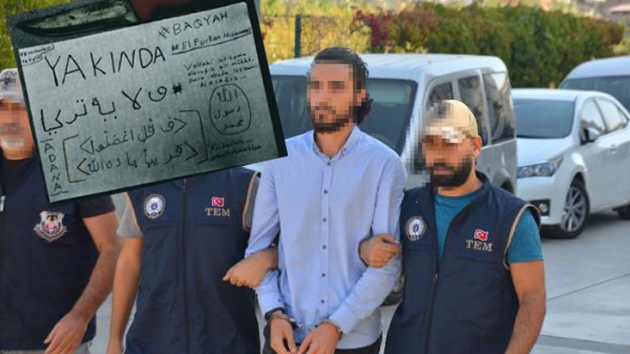 Adana'da 'intikam' yemini edipi sosyal medyada paylaan DEA'l tutukland