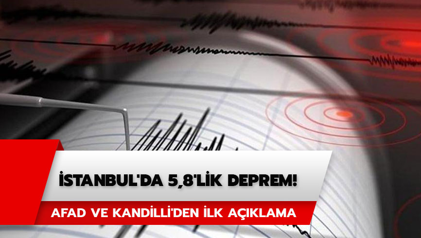 �stanbullular� korkutan deprem! Kandilli son dakika �stanbul depremi a��klamas�! 