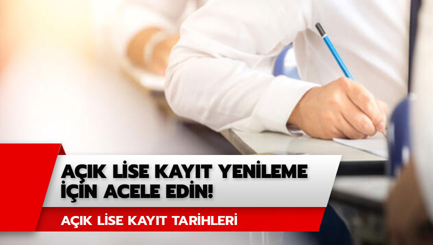 A��k lise kay�t yenileme �creti ne kadar? 