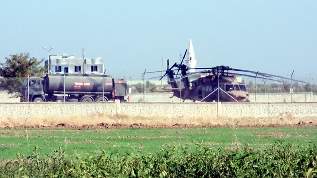 Akakale'de helikopter hareketlilii