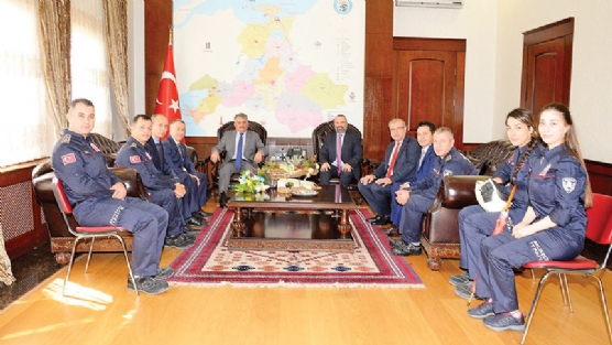 tfaiyeciler Vali Yazcy ziyaret etti  