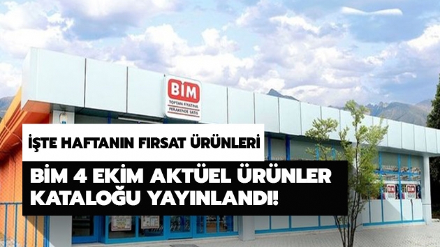 BM 4 Ekim aktel rnler katalou yaynland! 