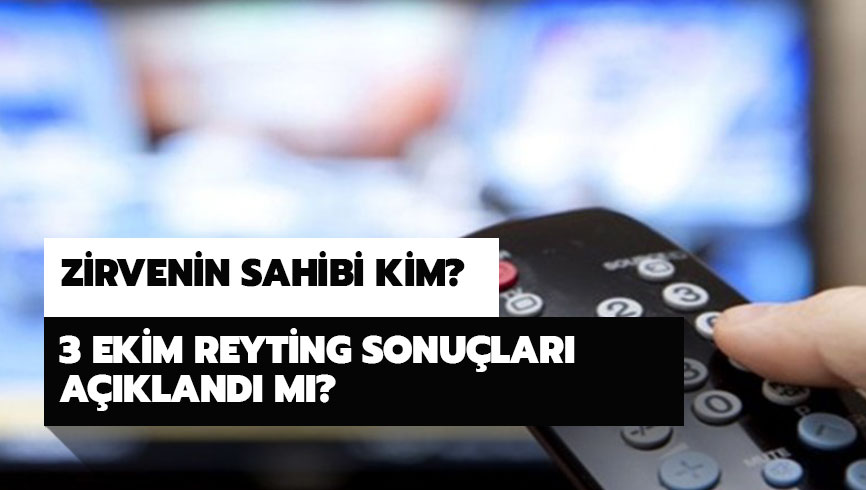 3 Ekim reyting sonu�lar� a��kland�! Mucize Doktor mu,  Bir Zamanlar �ukurova m� zirvenin sahibi kim?
