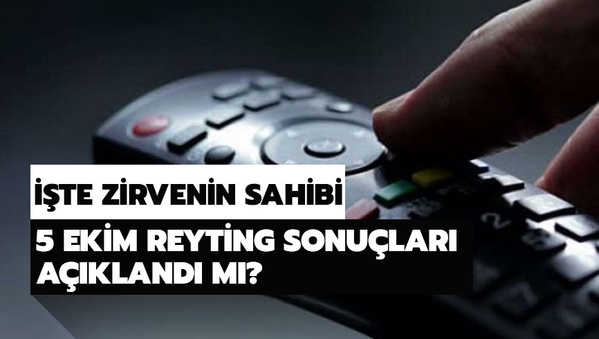  5 Ekim reyting sonu�lar� a��kland�! Kim Milyoner Olmak �ster, Benim Tatl� Yalan�m reyting s�ralamas�