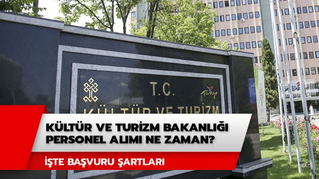 Kltr Bakanl personel alm bavurular sona erdi