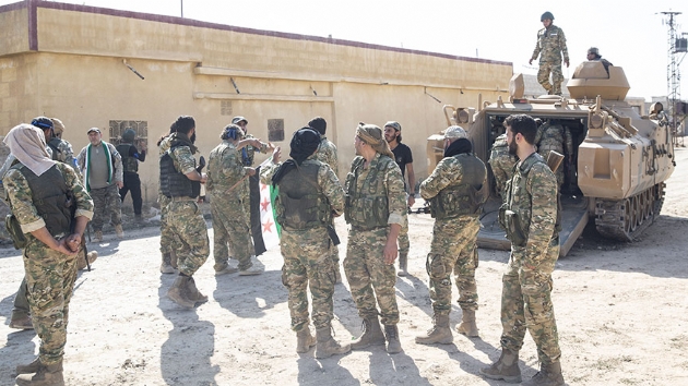 Suriye Milli Ordusu'ndan Tel Abyad sakinlerine: Sizi korumaya geldik