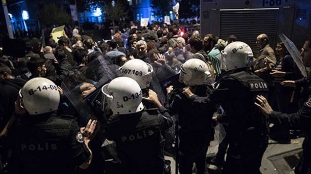 Ankara'da, 'Bar Pnar Harekat'n protesto eden HDP'lilere mdahale: 11 gzalt