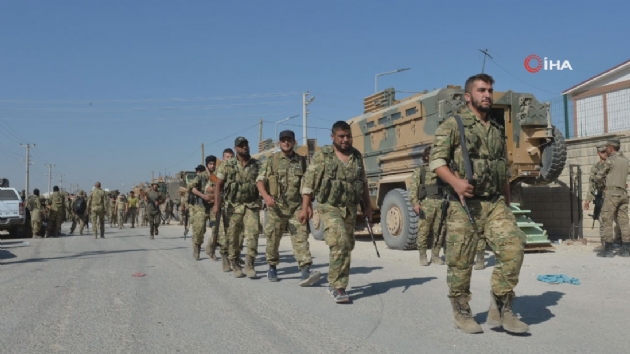 te Bar Pnar Harekat'nda TSK'ya destek veren Milli Suriye Ordusu