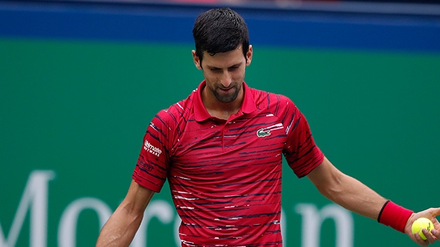 Novak Djokovic'ten anghay Masters'a erken veda