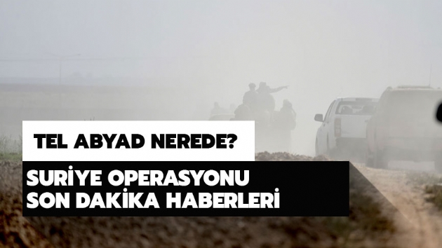 Tel Abyad haritas! Tel Abyad nerede? Suriye operasyonu son dakika haberleri sizlerle!