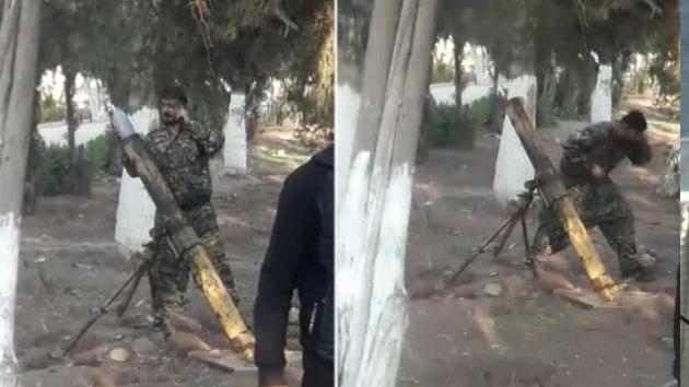 YPG-PKK'l terristler sivillere ait park alanlarndan saldryor