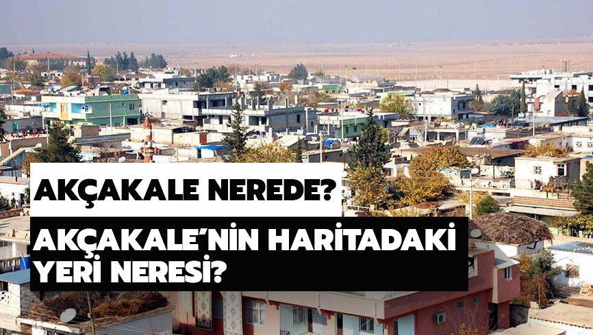 Ak�akale�nin haritadaki yeri neresi? Ak�akale nerede? Ak�akale nereye ba�l�? 