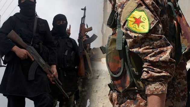 Terr rgt YPG/PKK, DEA'llarn kamas iin kampta yangn kard