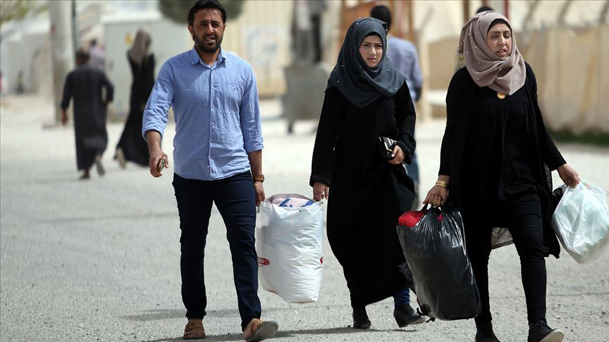 Tel Abyadl�lar ter�rden kurtar�lan il�elerine d�nmeye ba�lad�