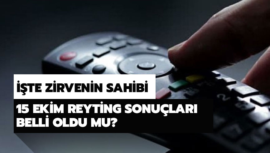 15 Ekim reyting birincisi belli oldu! EDHO, Kad�n, MasterChef T�rkiye reyting s�ralamas�