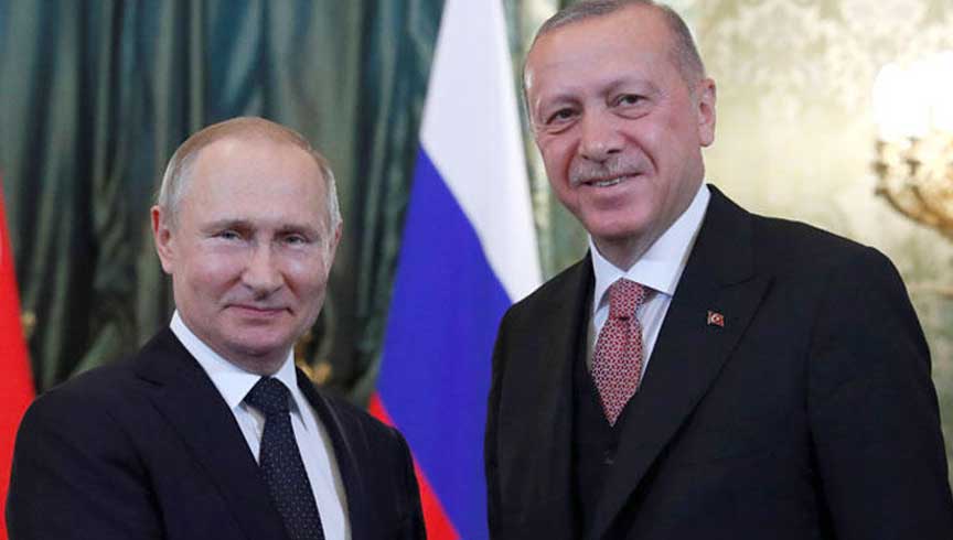Ba�kan Erdo�an, Putin ile g�r��t�