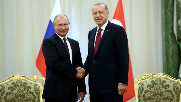 Bakan Erdoan, Soi'de Rusya Devlet Bakan Putin ile grecek