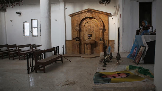 Terr rgt YPG/PKK, Ermeni kilisesini de karargah olarak kulland