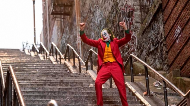 'Joker pozu' vermek iin o merdivenlere akn ettiler!