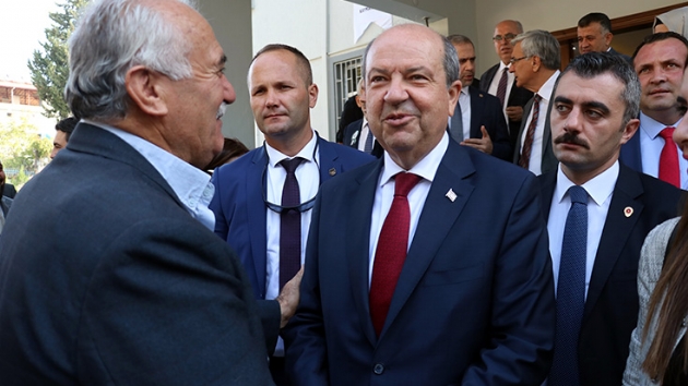 KKTC Babakan Ersin Tatar: Trkiye'nin her zaman yanndayz