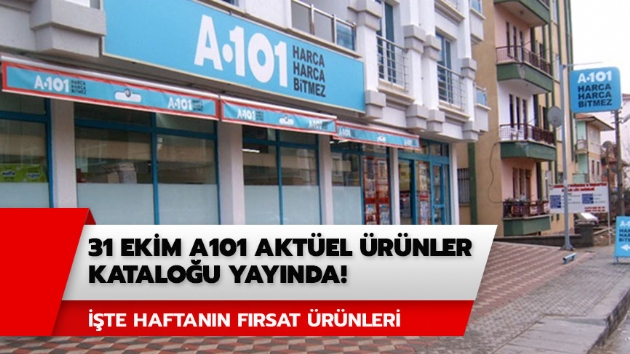 31 Ekim A101 aktel rnler katalou yaynda! 