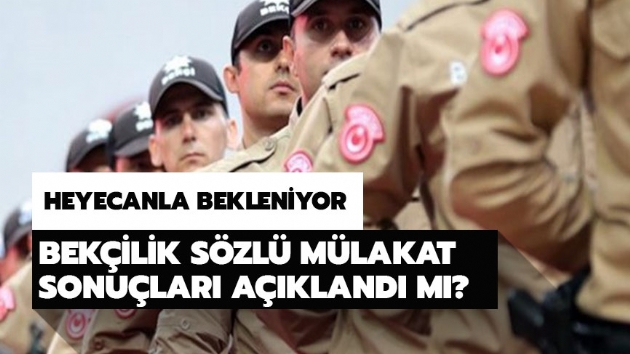 Bekilik szl mlakat sonular iin geri saym